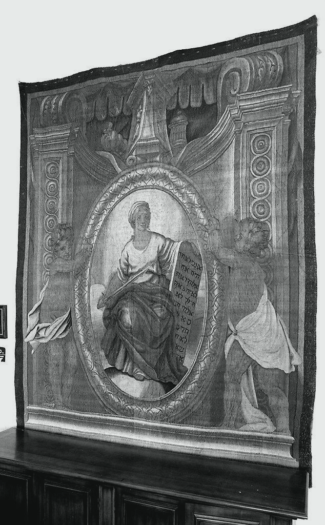Arazzo con allegoria della legge - Galleria del Costume, Deposito Arazzi,Palazzo Pitti, Firenze